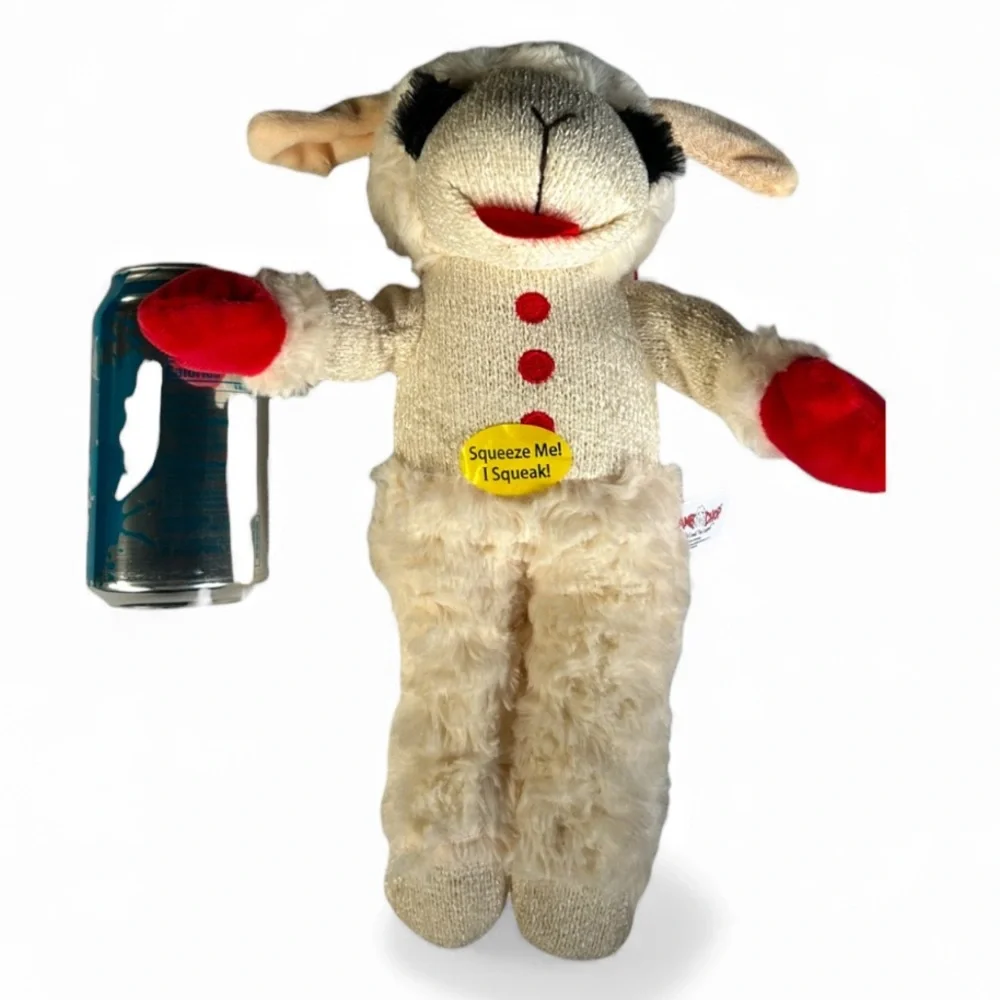 Lamb Chop L dog toy squeaky NEW